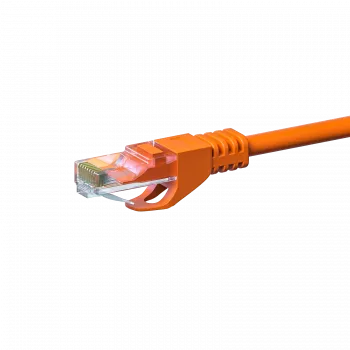 Cavo di rete DSIT CAT 6 U/UTP, 20 m, arancione, CCA, RJ45, Gigabit Ethernet