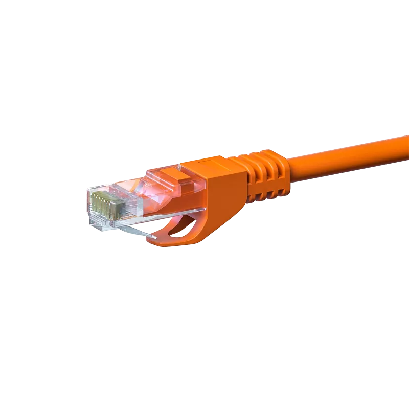 Cavo patch di rete DSIT CAT5e U/UTP, 5 m, arancione, 100% rame, RJ45, 1 Gbps