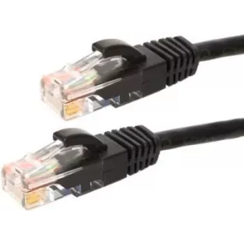 Cavo patch di rete DSIT CAT5e U/UTP, 10 m, nero, 100% rame (DC-50-100)