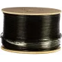 DSIT CAT7 cavo di installazione per esterni S/FTP 305m, conduttore massiccio, guaina PE, Fca, doppio schermato, 10 Gbit/s, nero
