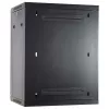 DSIT armadio rack a parete 15U con porta in metallo 600x600x770mm nero