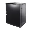 DSIT armadio rack a parete 15U con porta in metallo 600x600x770mm nero