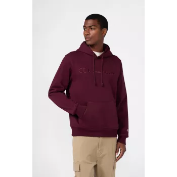 Champion felpa con cappuccio da uomo bordeaux 220271 RS522 taglia S