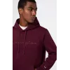 Champion felpa con cappuccio da uomo bordeaux 220271 RS522 taglia S