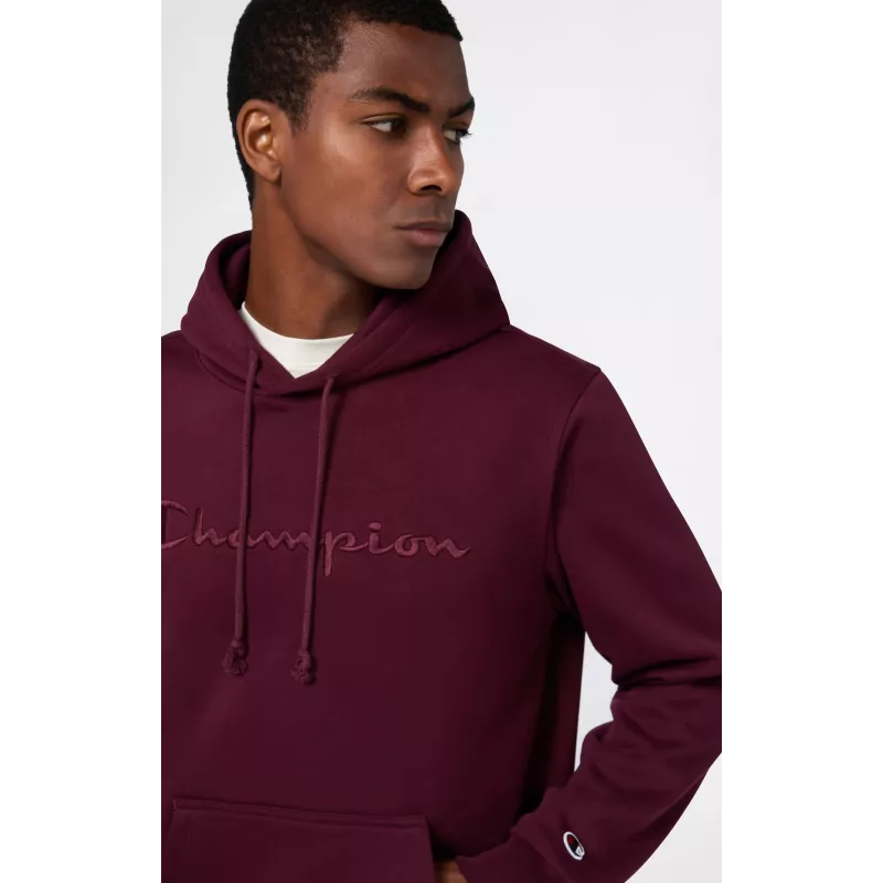 Champion felpa con cappuccio da uomo bordeaux 220271 RS522 taglia S