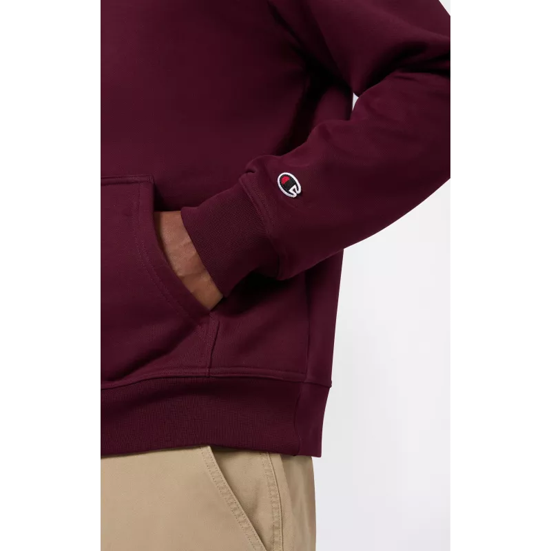 Champion felpa con cappuccio da uomo bordeaux 220271 RS522 taglia S