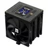 Thermalright Burst Assassin 120 Vision Black ARGB Dissipatore ad aria per CPU con display TFT-LCD, 6 heatpipe, 220W TDP, ventola PWM da 120mm, Intel LGA1700/1200/115X/2011/2066, AMD AM5/AM4