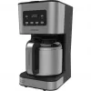 Cecotec Coffee 66 Drop & Thermo Time macchina per caffè filtro, caraffa termica 1,2 l, 950 W, Acciaio inox/Nero
