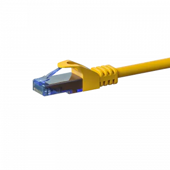 DSIT CAT6a U/UTP cavo patch Ethernet 100% rame, 0,15 m, giallo