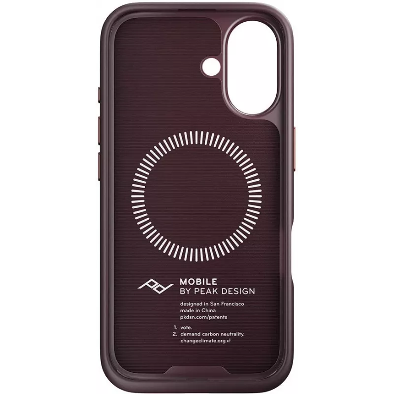 Peak Design Mobile Everyday custodia in tessuto per Apple iPhone 16, eclipse (M-MC-BS-EP-1)