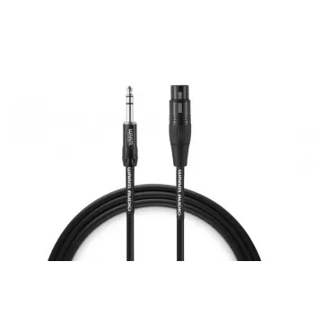 Warm Audio Premium Series cavo XLR femmina a jack TRS 6,35 mm 0,9 m nero