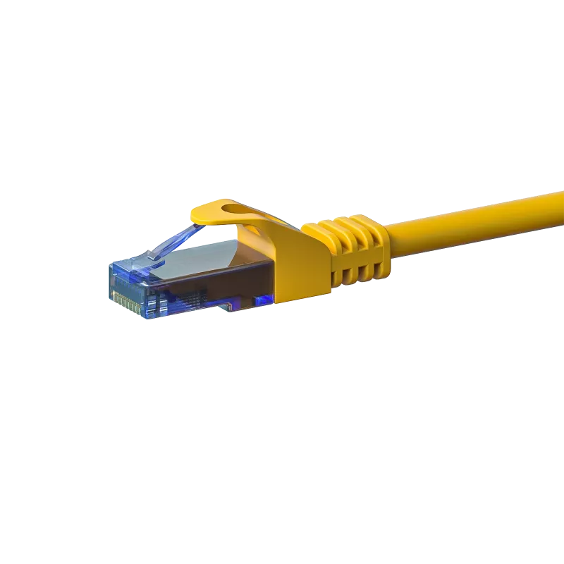 DSIT CAT6a U/UTP cavo patch 100% rame, 3m, giallo