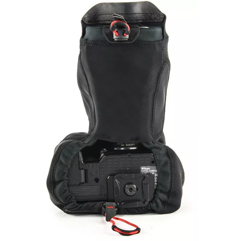 Peak Design Shell Large custodia aderente antipioggia e antipolvere per fotocamera, nero (SH-L-1)