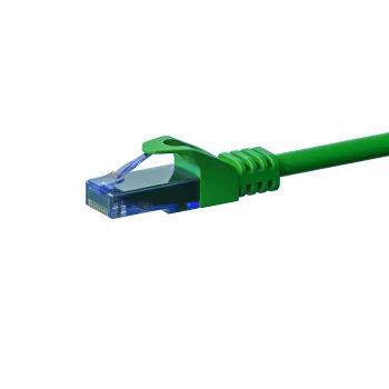 DSIT CAT6a U/UTP cavo patch di rete, 100% rame, 30 m, verde
