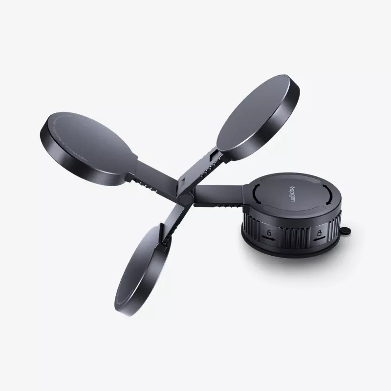 SPIGEN MFT35-1 OneTap Pro supporto magnetico MagSafe per auto per cruscotto, parabrezza e schermo, nero