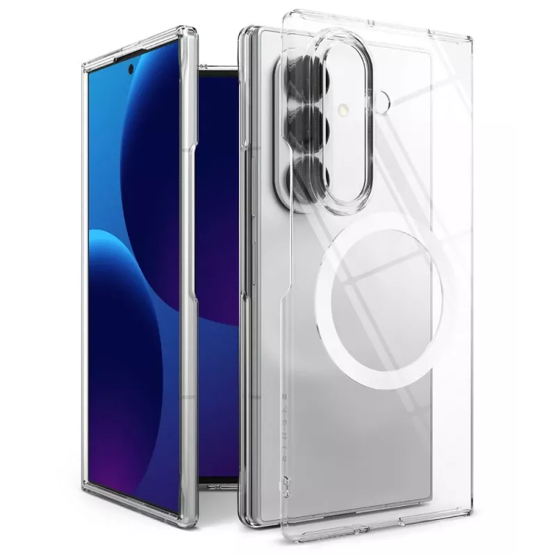 Ringke Slim Magnetic custodia MagSafe per Samsung Galaxy Z Fold 8 Ultra Clear