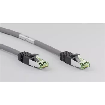 DSIT cavo di rete RJ45 S/FTP PiMF CAT 8 grigio 0,25 m