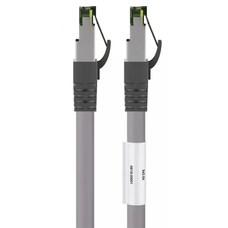 DSIT cavo di rete RJ45 S/FTP PiMF CAT 8 grigio 0,25 m