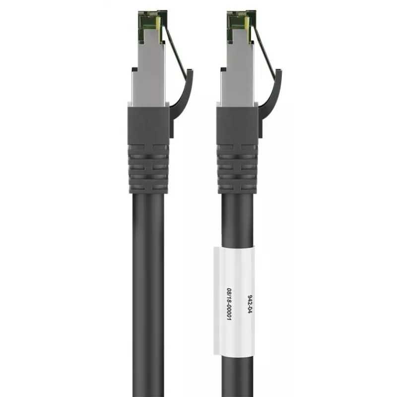 DSIT cavo di rete RJ45 S/FTP PiMF CAT 8 nero 3m