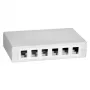 DSIT scatola di distribuzione keystone vuota 12 porte da parete bianco ABS