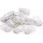 DSIT DANICOM UTP RJ45 CAT6 connettore di rete pass through per cavi flessibili - 10 pz. (DC-RJ45-UTP6-PT-10PCE)