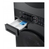 LG ELECTRONICS WashTower WT1210BBF (WiFi) 12kg/10kg lavatrice-asciugatrice combinata con AI DD™, Steam+ e ezDispense™ - Black Steel