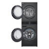 LG ELECTRONICS WashTower WT1210BBF (WiFi) 12kg/10kg lavatrice-asciugatrice combinata con AI DD™, Steam+ e ezDispense™ - Black Steel