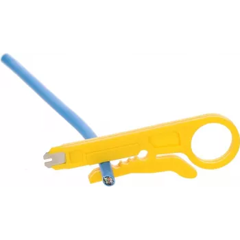 DSIT DC-PINCHER-CUT spelafili automatico con tagliacavi integrato, 0,2-6,0 mm² / 24-10 AWG, autoregolante, nero/rosso