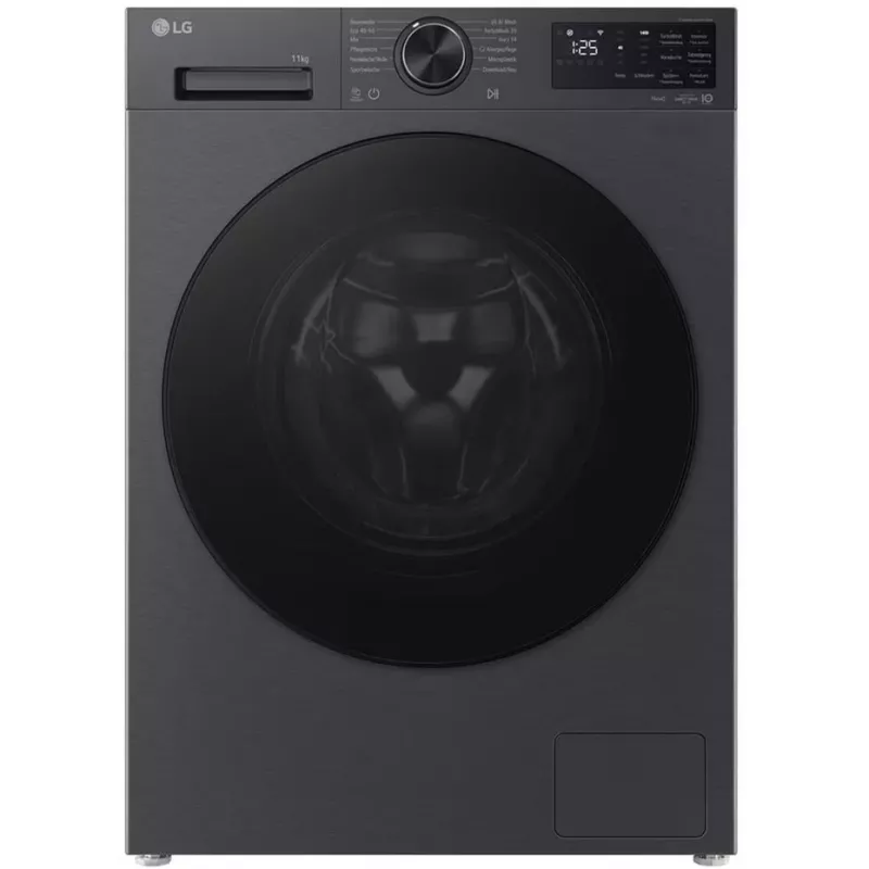 LG F4WX709YB lavatrice a carica frontale 9kg con AI DD™, Steam™, Wi-Fi, grafite