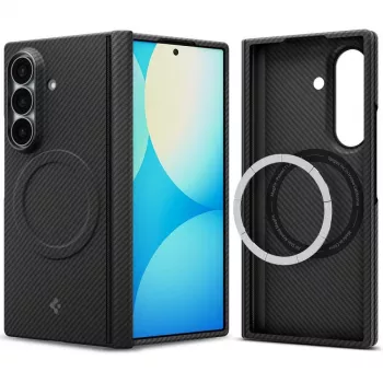 Spigen custodia AirSkin Aramid MagSafe per Samsung Galaxy Z Fold 8 Ultra - nero opaco