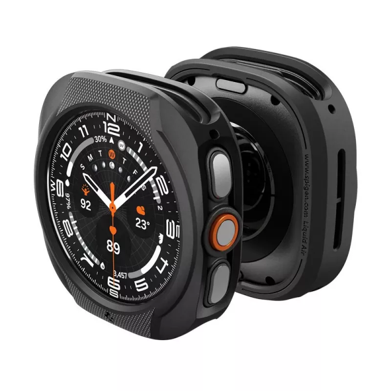 Spigen Liquid Air custodia per Samsung Galaxy Watch Ultra 2 2026 (47mm) - nero opaco