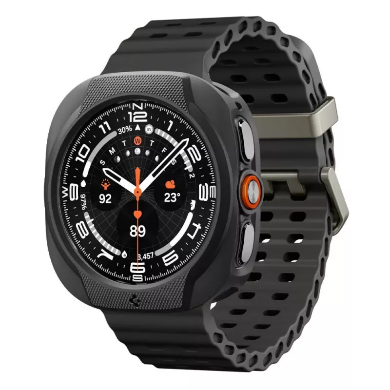 Spigen Liquid Air custodia per Samsung Galaxy Watch Ultra 2 2026 (47mm) - nero opaco