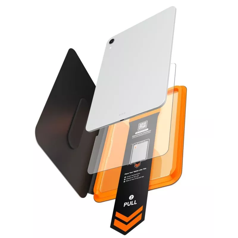 Pellicola protettiva in vetro temperato Spigen AlignMaster Glas.tR per iPad Pro 11 (2024-2025), trasparente