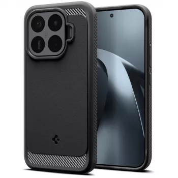 SPIGEN Rugged Armor custodia per Xiaomi 17T Pro, nero opaco, ACS11869