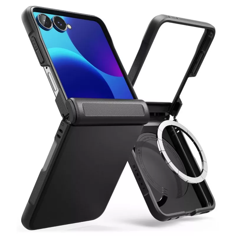Ringke Onyx Flap Magnetic custodia MagSafe per Samsung Galaxy Z Flip 8 - nero