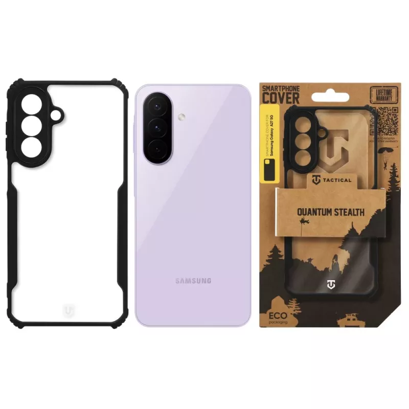 Tactical copertura posteriore Quantum Stealth Samsung Galaxy A27 5G trasparente/nero