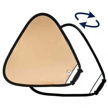 Manfrotto Tri Grip riflettore 75 cm, oro / bianco (LL LR3641)