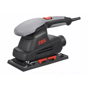 SKIL 7338AA Levigatrice a mano 160 W con fissaggio a morsetto, 93 x 185 mm, 24000 OPM, cassetta raccoglipolvere