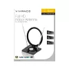 Vivanco VVTVANTSCIRCLE antenna interna DVB-T2/DAB+ antenna piatta con filtro 4G/5G, nero