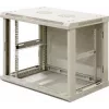 DSIT armadio rack server 9U da parete con porta in vetro, bianco, 600x450x500 mm