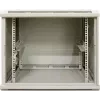 DSIT armadio rack server 9U da parete con porta in vetro, bianco, 600x450x500 mm