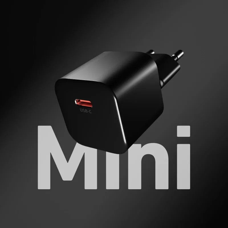 SBS caricabatterie da parete USB-C PD 20W nero