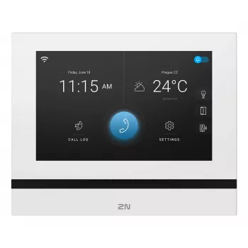 2N Indoor View postazione interna touchscreen Wi-Fi 7 pollici, bianco