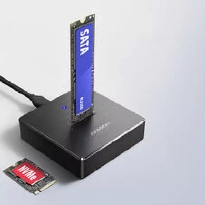 AXAGON ADSA-M2C11 Docking station USB-C 10Gbps per un SSD M.2 NVMe o SATA