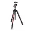 Manfrotto MKBFRTA4RD-BH Befree treppiede da viaggio in alluminio 4 sezioni con testa a sfera, rosso