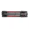 Manfrotto MKBFRTA4RD-BH Befree treppiede da viaggio in alluminio 4 sezioni con testa a sfera, rosso