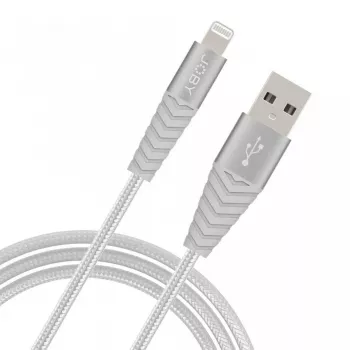 Joby cavo di ricarica e sincronizzazione Lightning, 1,2 m, argento (JB01814-BWW)