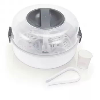 Alecto BW-04 sterilizzatore per biberon a microonde bianco