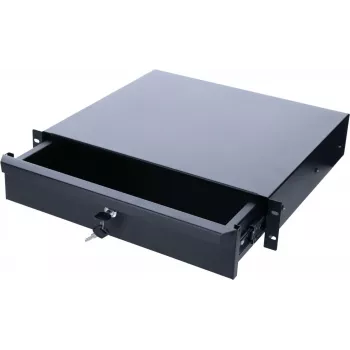 DSIT cassetto portadocumenti con serratura 2U per rack 19