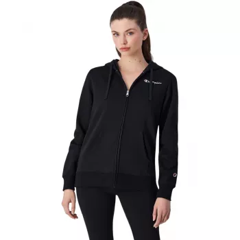 CHAPPI Champion felpa full zip con cappuccio nero XL